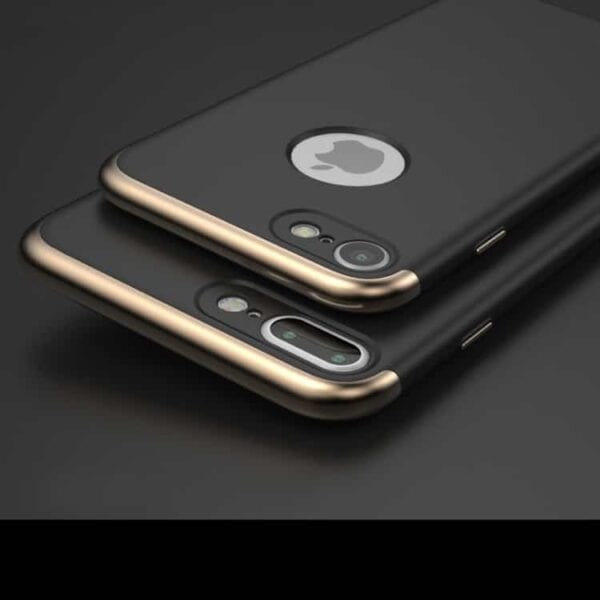 Iphone 7 - Cafele Mat Pc Cover - Sort