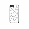 Iphone 8 - Blankt Og Fleksibelt Gummi Cover Med Printet Mønster - Hvidt Edderkoppespind