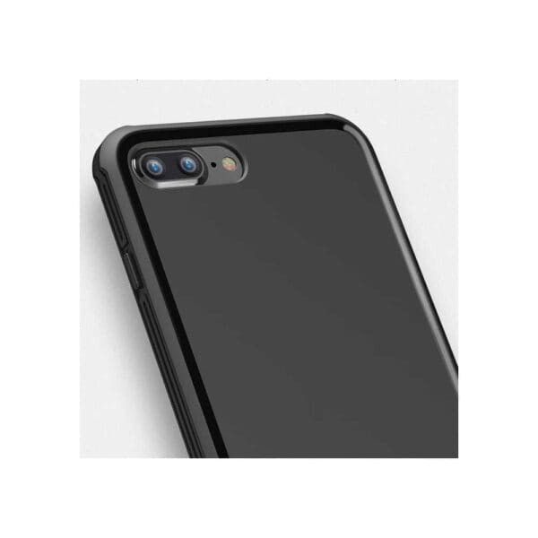 iphone 8 – blødt gummi cover med mat overflade – sort