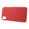 iphone x – hard plastik cover med termisk induktions fluorescerende skiftende farve – rød