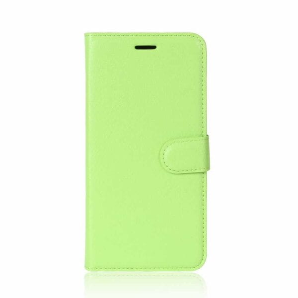Samsung Galaxy S9 G960 Pu Læder Etui Med Kortholder Og Ståfunktion - Grøn