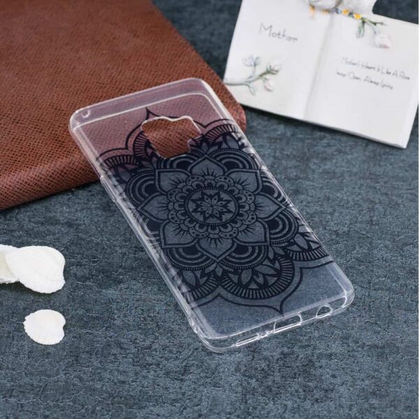 Samsung Galaxy S9 G960 Soft Tpu Etui Med Motiv - Mandala Blomst