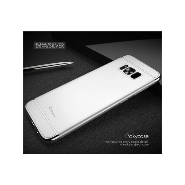 Galaxy S8 Plus - Ipaky 3-i-1 Pc Hard Cover - Sølv