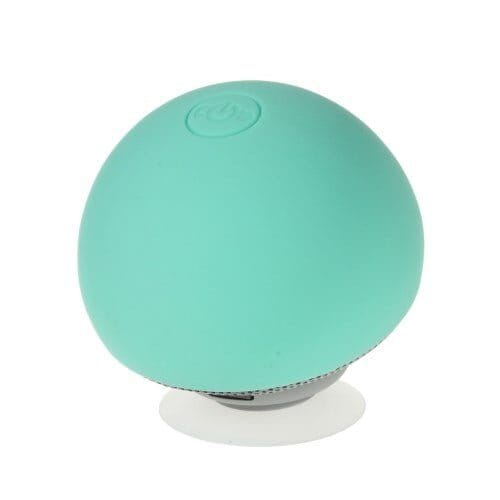 Champignon Form Bluetooth Speaker Med Sugekop – Cyan