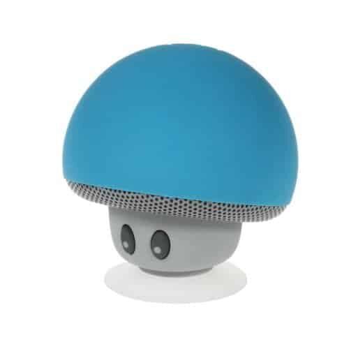 Champignon Form Bluetooth Speaker Med Sugekop – Blå