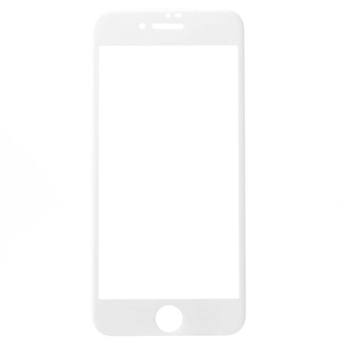 Iphone 8 – Hærdet Glas Skærmbeskyttelse 3d Afrundet Kant 0.3mm – Hvid