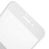 iphone 8 – hærdet glas skærmbeskyttelse 3d afrundet kant 0.3mm – hvid