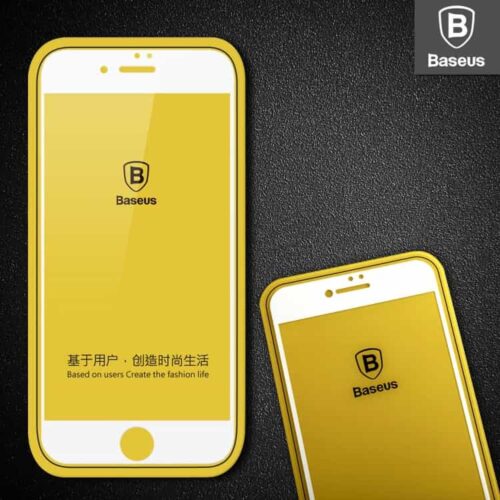 Iphone 7 – Baseus 0.2mm Hærdet Skærmbeskyttelse – Hvid