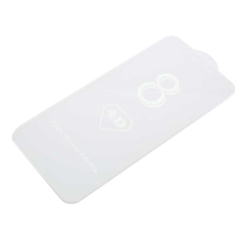 Iphone X - Hærdet Glas Skærmbeskyttelse 4d Fuld Beskyttelse - Hvid