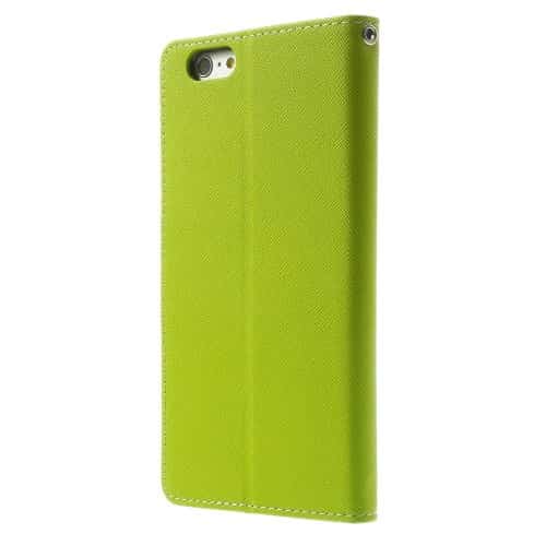 Iphone 6/6s Plus - Luksus Pu Læder Cover - Grøn