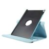 Ipad Air 2 (a1566, A1567) – 360 Graders Roterbart Stand Litchi Pu Læder Etui – Lyseblå