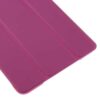 ipad mini 4 (a1538, a1550) – tri-fold stand smart pu læder etui cover – rosa