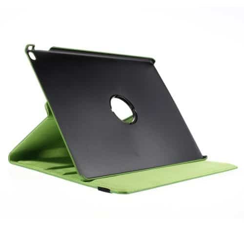 Ipad Pro 12.9 (a1584, A1652) - Fuld Roterbart Stand Litchi Pu Læder Tablet Etui - Grøn