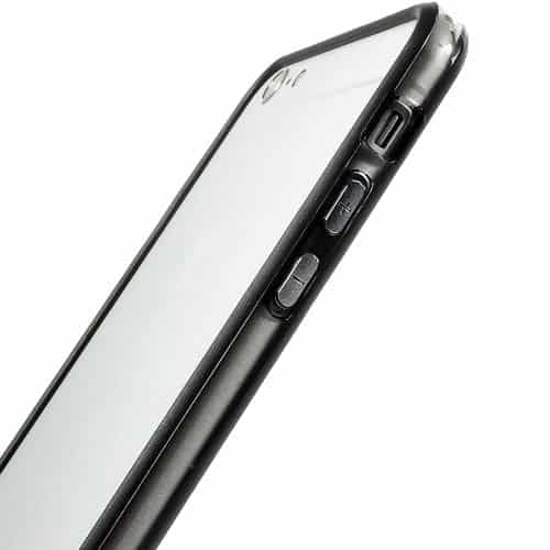 Iphone 6s Plus/6 Plus - Pc Og Tpu Bumper Etui - Sort