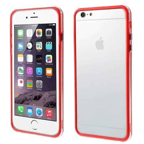 Iphone 6s Plus/6 Plus - Pc Og Tpu Bumper Etui - Rød
