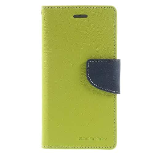 iphone 6/6s – mercury goospery luksus pu læder cover – grøn