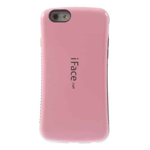 Iphone 6/6s – Superb Iface Blankt Pc Og Tpu Hybrid Cover – Lyserød