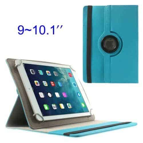 Ipad / Galaxy Note 10.1 - 360 Graders Roterbar Pu Læder Cover - Blå