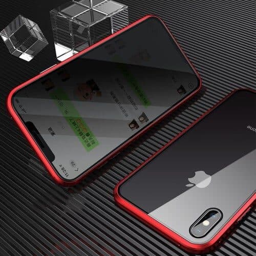 Iphone Xs Privacy Perfect Cover Rød