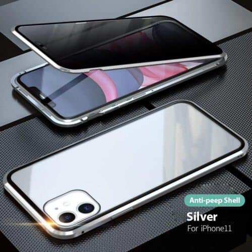 Iphone 11 Privacy Perfect Cover Sølv