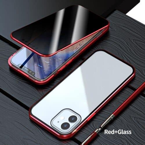 Iphone 12 Privacy Perfect Cover Rød
