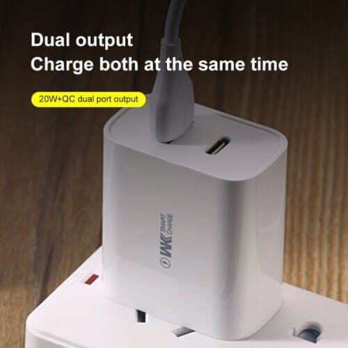 Iphone Fast Charge Oplader Hvid