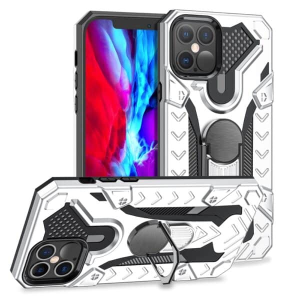 Iphone 12 Pro Max Armored Cover – Sølv
