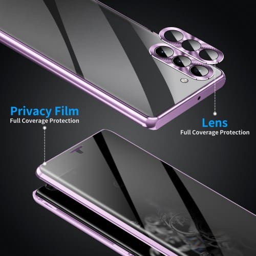 Samsung Galaxy S23 Plus Privacy Perfect Cover - Lilla