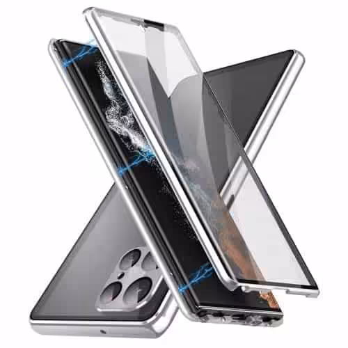 Samsung Galaxy S23 Ultra Perfect Cover - Sølv