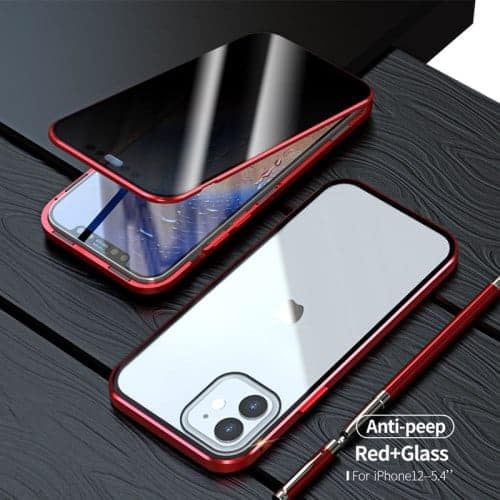 Iphone 12 Mini Privacy Perfect Cover Rød