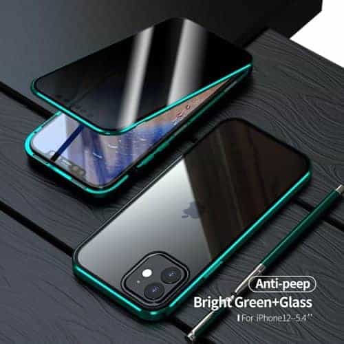 Iphone 12 Mini Privacy Perfect Cover Grøn