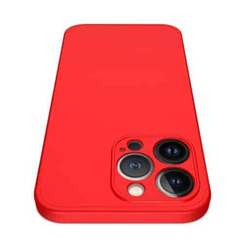 Iphone 13 Pro 360 Beskyttelsescover Rød