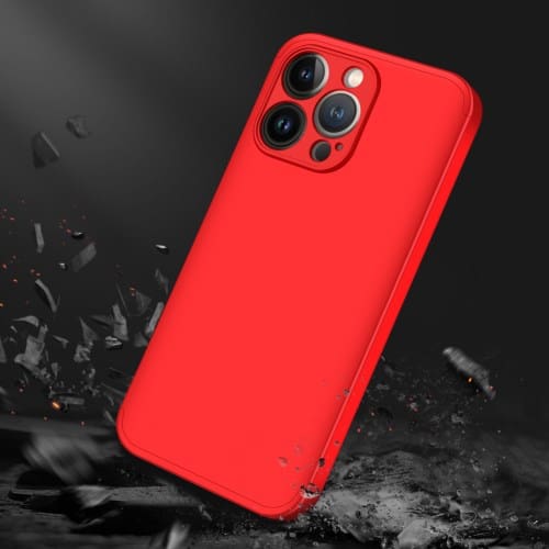 Iphone 13 Pro Max 360 Beskyttelsescover Rød