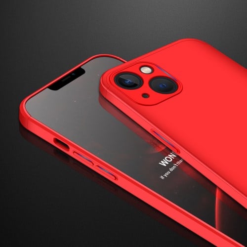 Iphone 13 Mini 360 Beskyttelsescover Rød