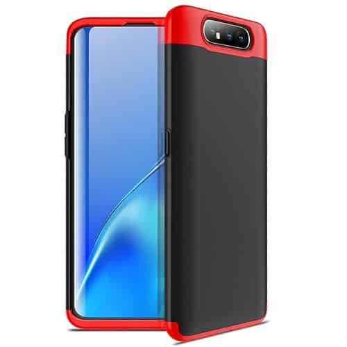 Samsung Galaxy A80 360 Beskyttelsescover Sort/rød