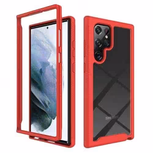 Samsung Galaxy S22 Ultra Bumper Cover Rød