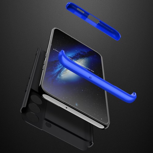 Samsung S22 Plus 360 Beskyttelsescover Sort/blå
