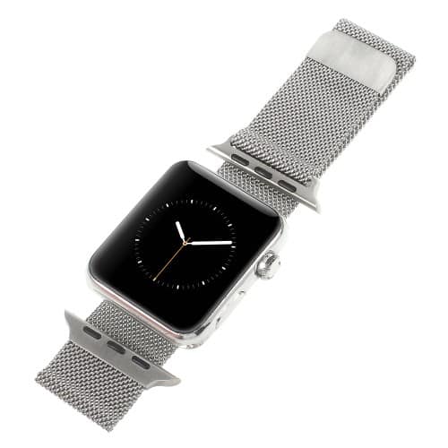 Apple Watch 45mm Metal Urrem Sølv