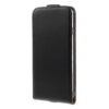 Iphone 6/6s - Ægte Split Læder Vertikalt Flip Cover - Sort