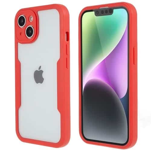 Iphone 14 Infinity Cover - Rød