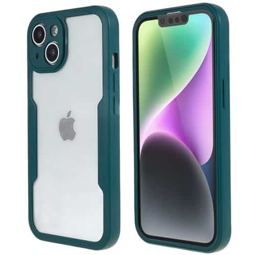 Iphone 14 Plus Infinity Cover - Mørkegrøn