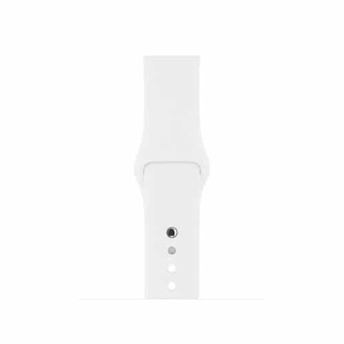 Apple Watch 44mm Silikone Urrem Hvid