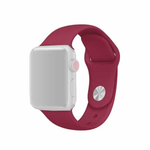 Apple Watch 45mm Silikone Urrem Vinrød