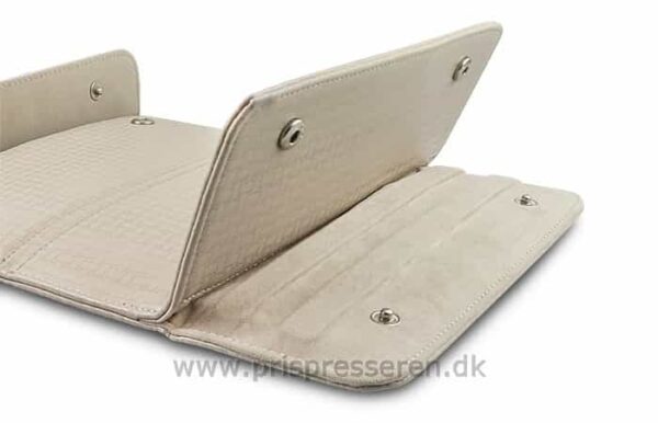 Ipad 2/3/4 - Multifunktionel Læder Etui Med Stand - Khaki