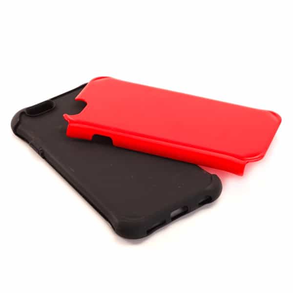 Iphone 6 - Spinkel Armor Defender Pc + Tpu Back Cover - Sort Og Rød