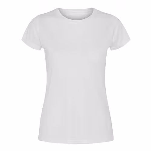 Fitness T-shirt Dame Hvid