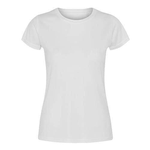 Fitness T-shirt Dame Hvid