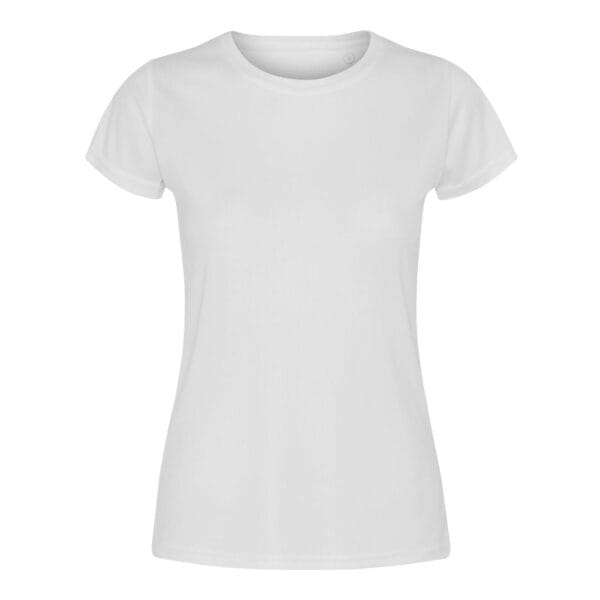 Fitness T-shirt Dame Hvid