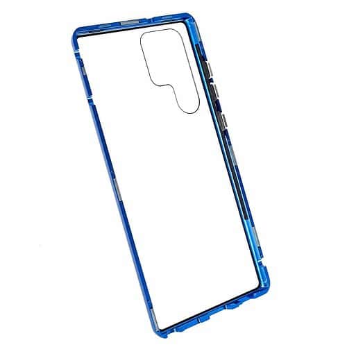 Samsung Galaxy S22 Ultra Privacy Perfect Cover Blå