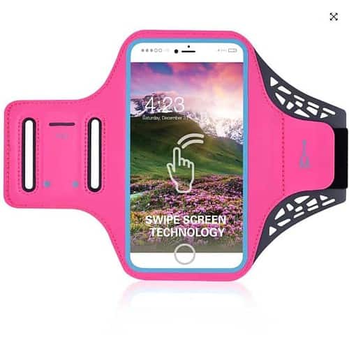 Mobilholder Løb - Neon Pink 5,7"